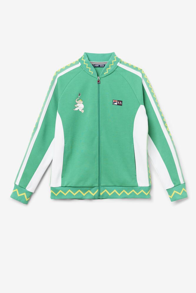 Fila Jacket Mens Green X Rb Babar Iggy - Ireland 03498-AHZG